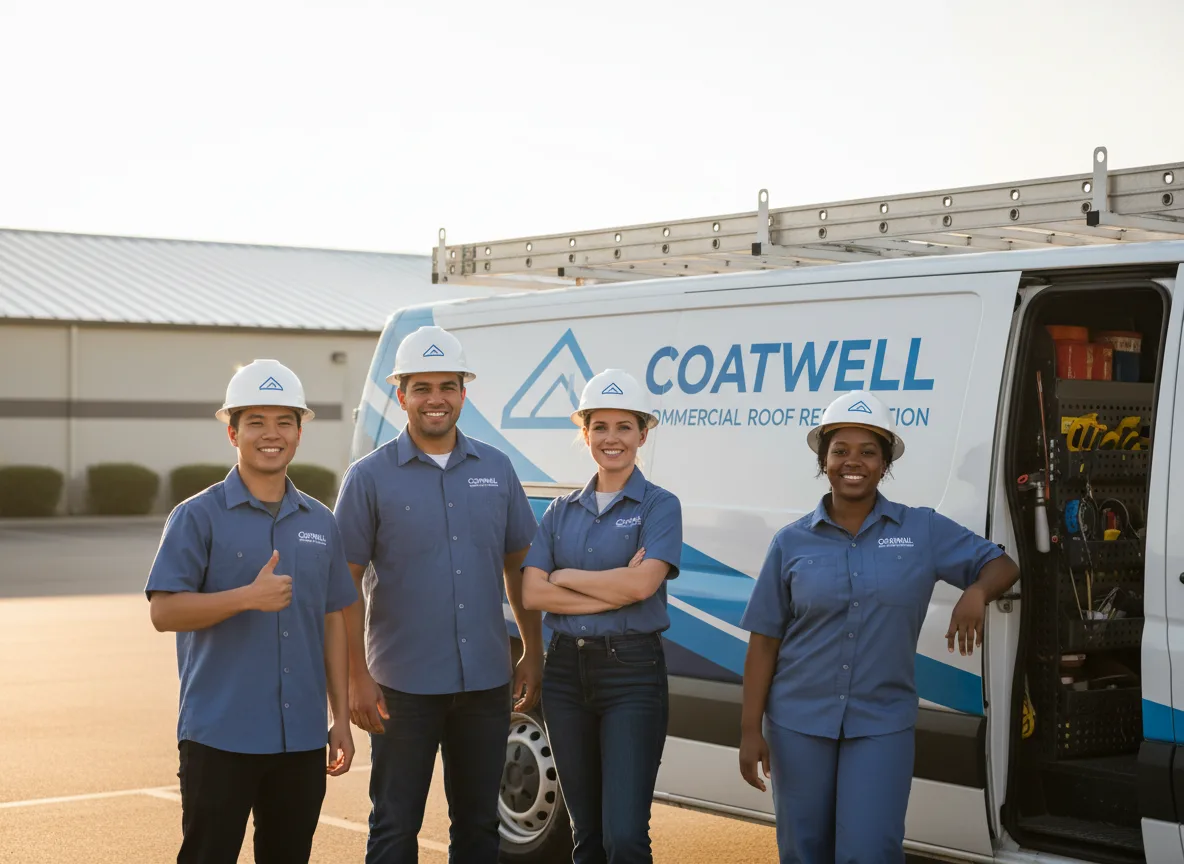 Commercial roof coating company in Esbon, KS